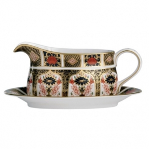 Royal Crown Derby Old Imari Sauce Boat Stand